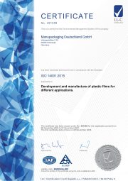 Manupackaging Deutschland - ISO 14001-2015 LL-C 491209 EN